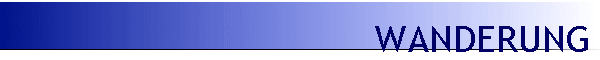WANDERUNG